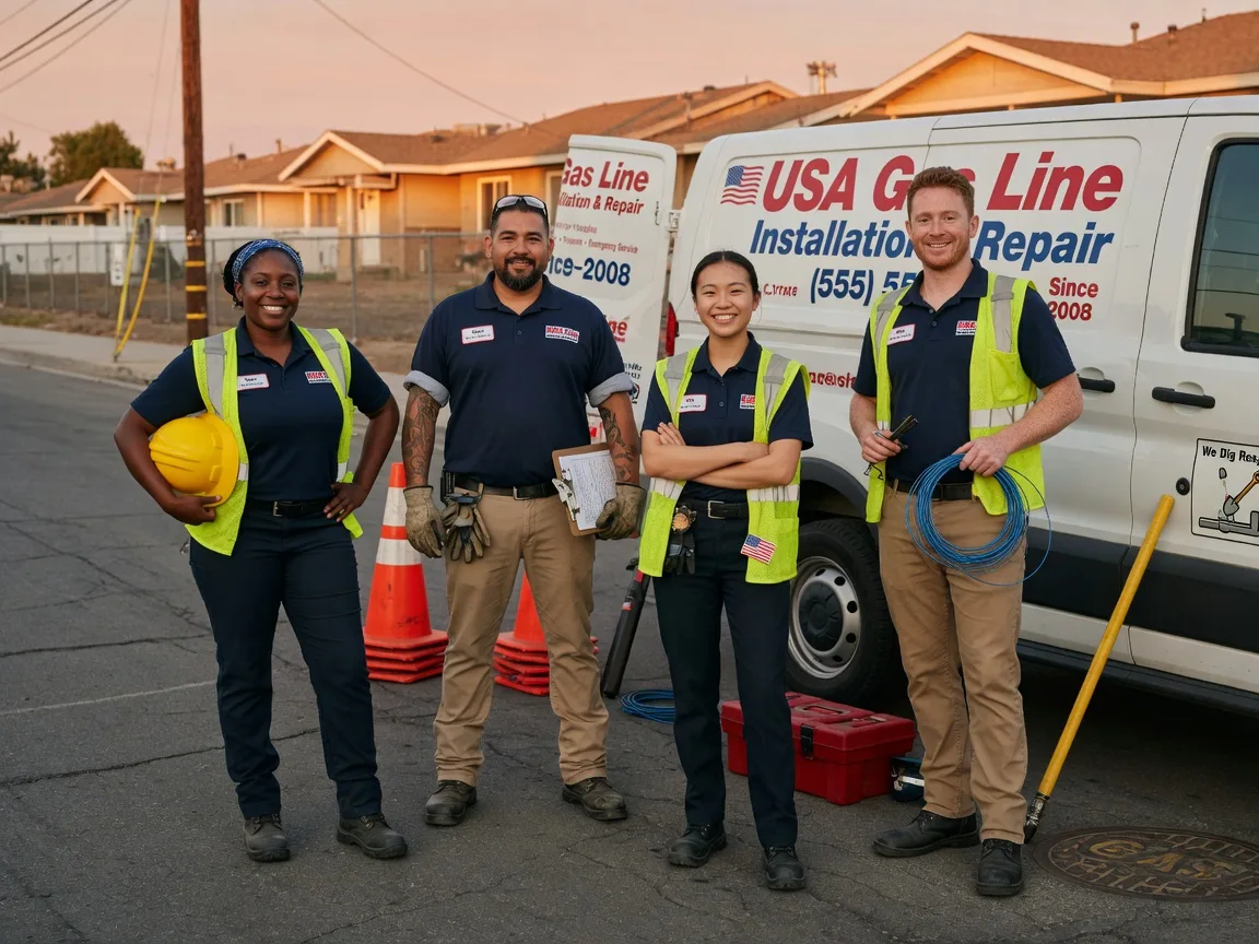 Gas Line Installation company in Ohlman, IL